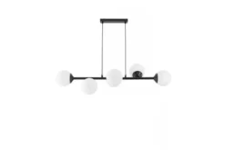 Arrediorg Lampadario a sospensione con placca 6 sfere FINO W6