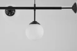 Arrediorg Lampadario a sospensione 2 attacchi a soffitto 6 sfere FINO W6