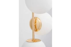 Arrediorg Lampadario a sospensione 4 sfere oro caldo STELVIO W4