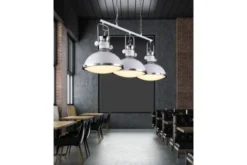 Arrediorg Lampadario a sospensione stile industriale vintage BATORE W3