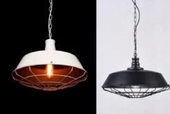 Arrediorg Lampadario a sospensione stile industriale Arigio D45