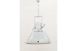 Arrediorg Lampadario a sospensione stile industriale Braggi Big Cromato