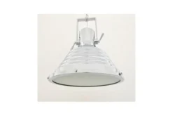 Arrediorg Lampadario a sospensione stile industriale Braggi Big Cromato