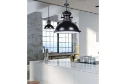 Arrediorg Lampadario a sospensione stile industriale Eligio W1