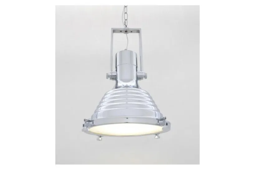 Arrediorg Lampadario a sospensione stile industriale Botti Cromato