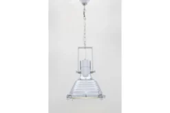 Arrediorg Lampadario a sospensione stile industriale Botti Cromato
