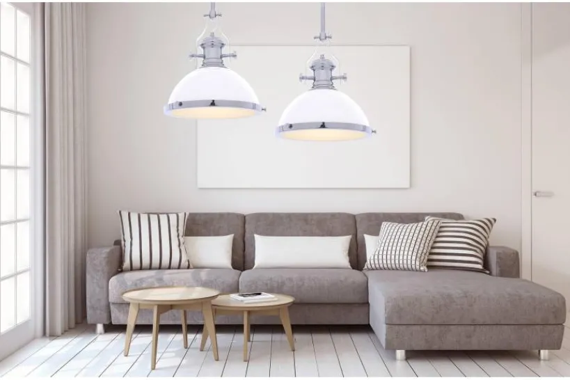 Arrediorg Lampadario a sospensione stile industriale Ettore