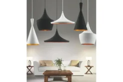 Arrediorg Lampadario a sospensione stile industriale Foggi 12A