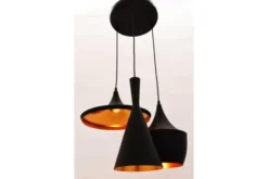 Arrediorg Lampadario a sospensione stile industriale Foggi W3