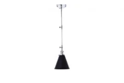 Arrediorg Lampadario a sospensione stile industriale cromo con TERI W2