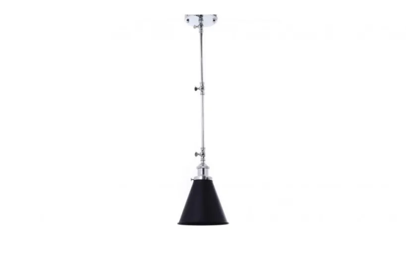 Arrediorg Lampadario a sospensione stile industriale cromo con TERI W2