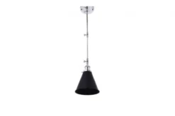 Arrediorg Lampadario a sospensione stile industriale cromo con TERI W2