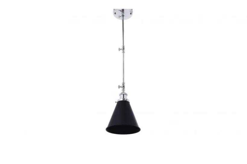 Arrediorg Lampadario a sospensione stile industriale cromo con TERI W2