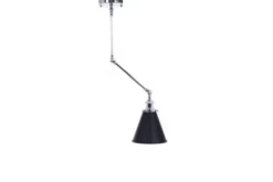 Arrediorg Lampadario a sospensione stile industriale cromo con TERI W2