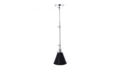 Arrediorg Lampadario a sospensione stile industriale cromo con TERI W2