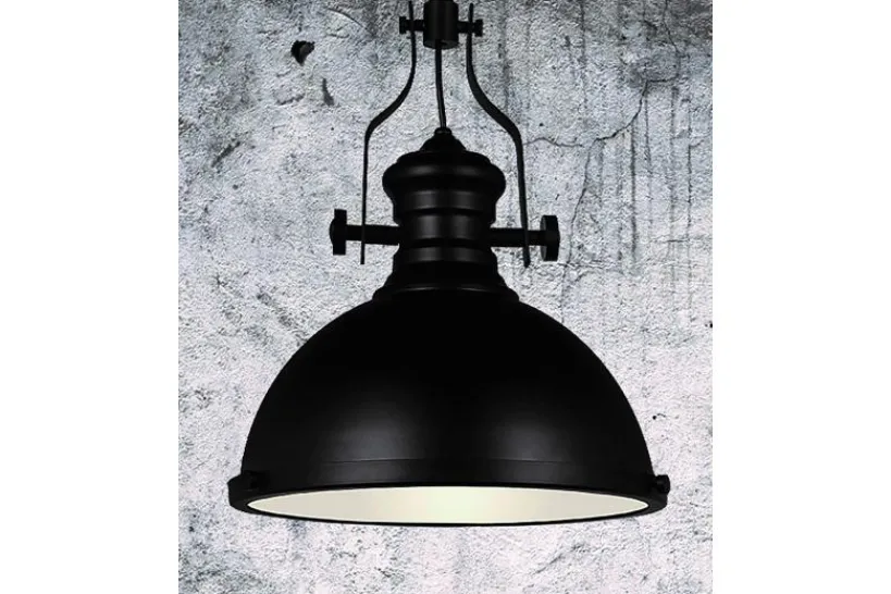 Arrediorg Lampadario a sospensione stile industriale Eligio Big W3