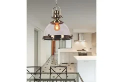 Arrediorg Lampadario a sospensione stile industriale Falco