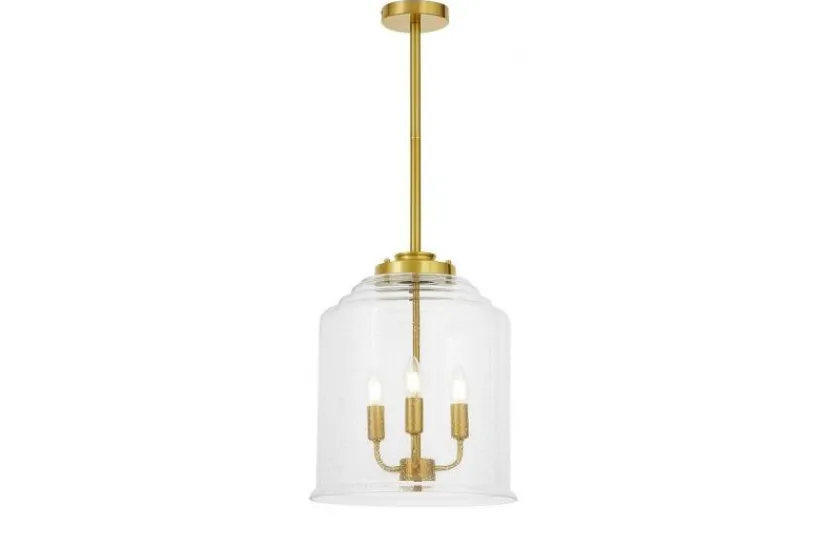 Arrediorg Lampadario a sospensione vetro a bollicine e RALTON W3