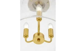 Arrediorg Lampadario a sospensione vetro a bollicine e RALTON W3