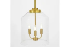 Arrediorg Lampadario a sospensione vetro a bollicine e RALTON W3