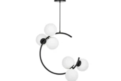 Arrediorg Lampadario design moderno semicircolare BONIO W6