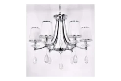 Arrediorg Lampadario di cristallo Dominni W6 Cromato