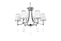 Arrediorg Lampadario di cristallo Dominni W6 Cromato
