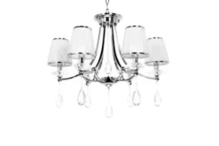 Arrediorg Lampadario di cristallo Dominni W6 Cromato