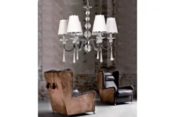 Arrediorg Lampadario di cristallo Federrica W6