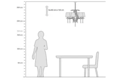 Arrediorg Lampadario di cristallo Venisia W6