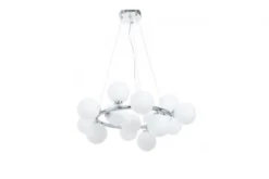 Arrediorg Lampadario di design moderno 15 luci MARSIADA W15 Cromo