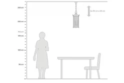 Arrediorg Lampadario di design moderno in e vetro BOSTON W3