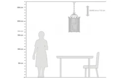 Arrediorg Lampadario di design moderno in e vetro BOSTON W6