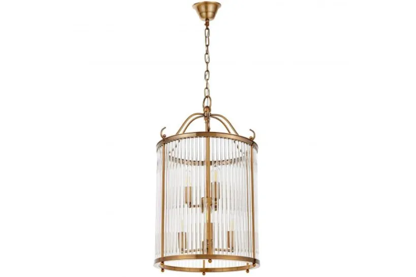 Arrediorg Lampadario di design moderno in e vetro BOSTON W6