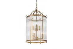 Arrediorg Lampadario di design moderno in e vetro BOSTON W6