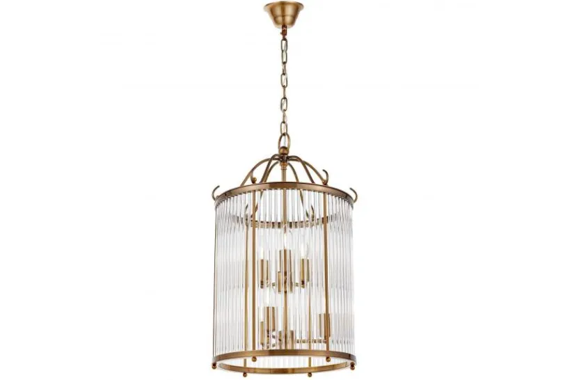 Arrediorg Lampadario di design moderno in e vetro BOSTON W6