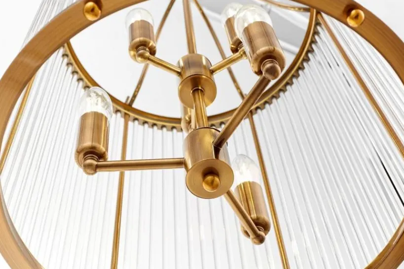 Arrediorg Lampadario di design moderno in e vetro BOSTON W6