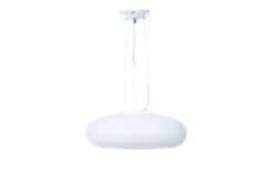 Arrediorg Lampadario moderno a sospensione in vetro BIANTE D48