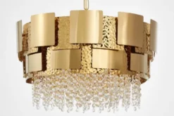 Arrediorg LAMPADARIO MODERNO CRISTALLO DIONA D60
