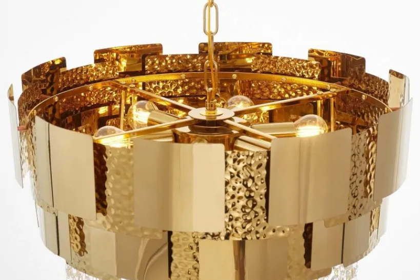 Arrediorg LAMPADARIO MODERNO CRISTALLO DIONA D60