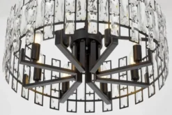 Arrediorg LAMPADARIO MODERNO IN CRISTALLO FIORINA D60