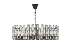 Arrediorg LAMPADARIO MODERNO IN CRISTALLO FIORINA D80