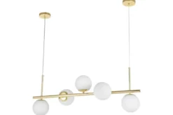 Arrediorg LAMPADA SOSPENSIONE MODERNA DA SOFFITTO CLASSIC ORO LEDO W5