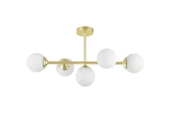 Arrediorg LAMPADA SOSPENSIONE MODERNA DA SOFFITTO CLASSIC ORO FINO W5