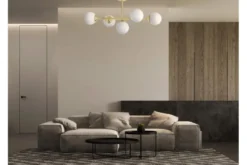 Arrediorg LAMPADA SOSPENSIONE MODERNA DA SOFFITTO CLASSIC ORO FINO W5