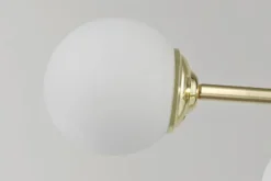 Arrediorg LAMPADA SOSPENSIONE MODERNA DA SOFFITTO CLASSIC ORO FINO W3