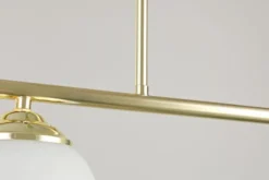 Arrediorg LAMPADA SOSPENSIONE MODERNA DA SOFFITTO CLASSIC ORO FINO W3