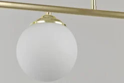 Arrediorg LAMPADA SOSPENSIONE MODERNA DA SOFFITTO CLASSIC ORO FINO W3