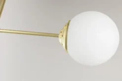 Arrediorg LAMPADA SOSPENSIONE MODERNA DA SOFFITTO CLASSIC ORO FINO W2