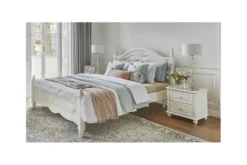 Arrediorg Letto Bianco 180 x 200 Princess 886 colore Bianco